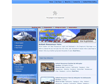 Tablet Screenshot of kailashpilgrimage.com